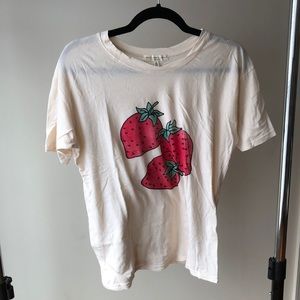 Urban Outfitters Strawberry Graphic Tee 